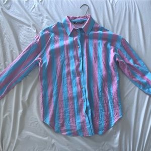 Long sleeve Zara striped button down